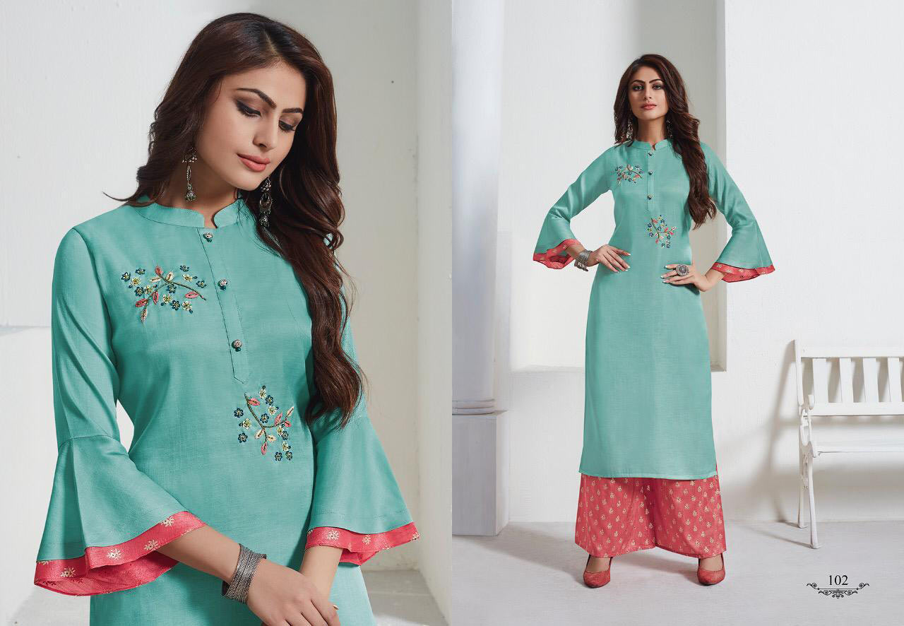 LT Fabrics launch Nitya Floss Plazzo Kurti in Wholesale LT Fabrics launch Nitya Floss Plazzo Kurti in Wholesale